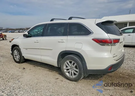 2016 Toyota Highlander Le from USA, damaged, VIN 5TDBKRFH8GS265583